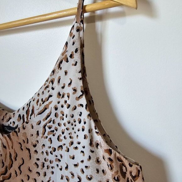 EUC SHINESTAR ANIMAL PRINT DOUBLE V NECK TANK TOP SIZE M - Picture 8 of 12